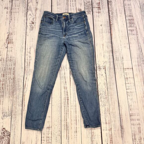 Madewell Denim - Madewell Roadtripper High Rise Tapered Jeans Size 28 Relaxed Stretch Denim
